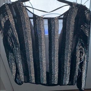 Asos sequined top